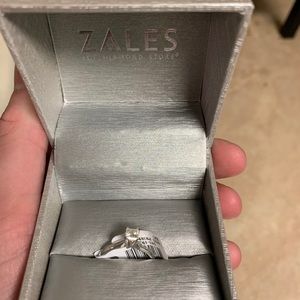 1/2 C. Princess Cut Diamond Solitaire Ring